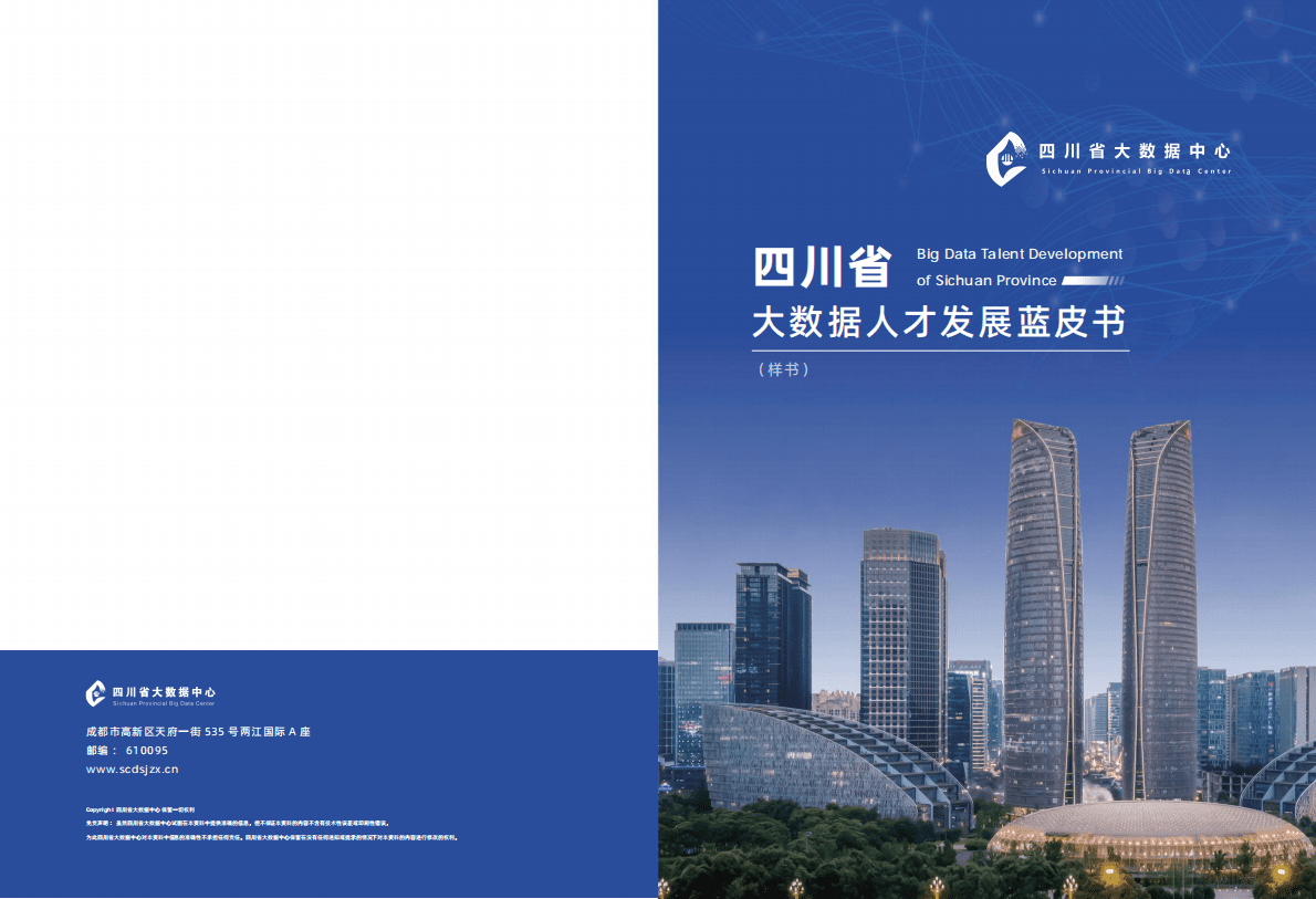四川省大数据中心：四川省大数据人才发展蓝皮书 第1页