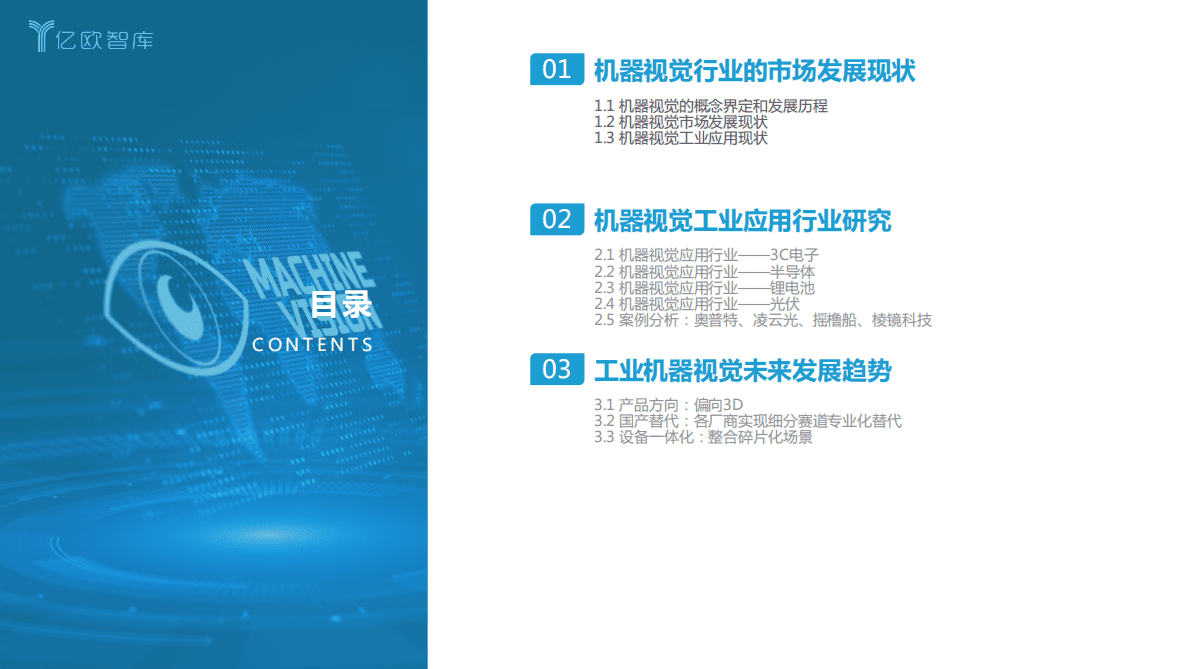 亿欧智库：2022中国机器视觉工业领域应用研究报告 第2页