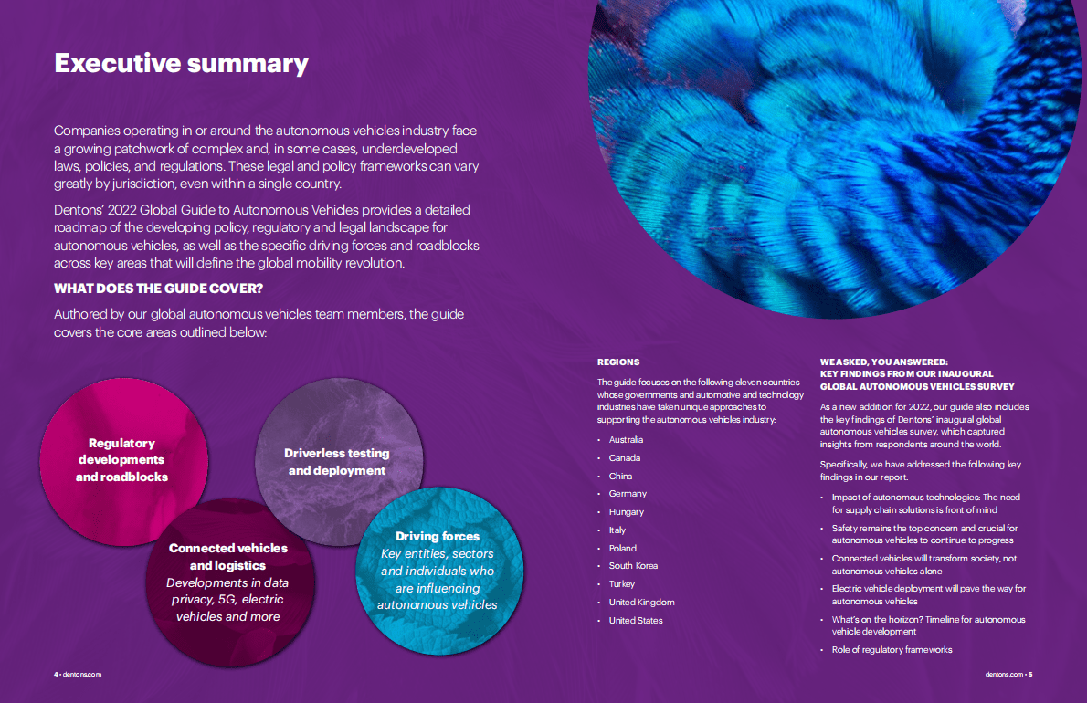 大成Dentons：2022年全球自动驾驶汽车指南（英） 第3页
