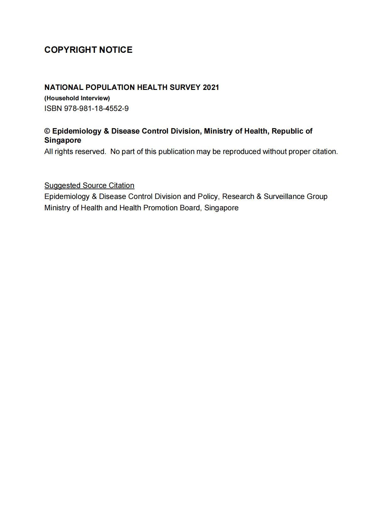 新加坡卫生部：2021全国人口健康调查报告（英） 第2页