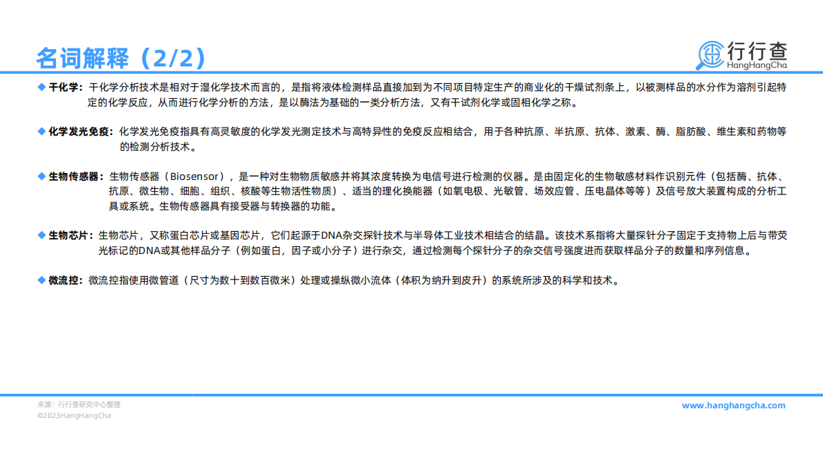 行行查：2022年中国POCT行业研究报告 第4页