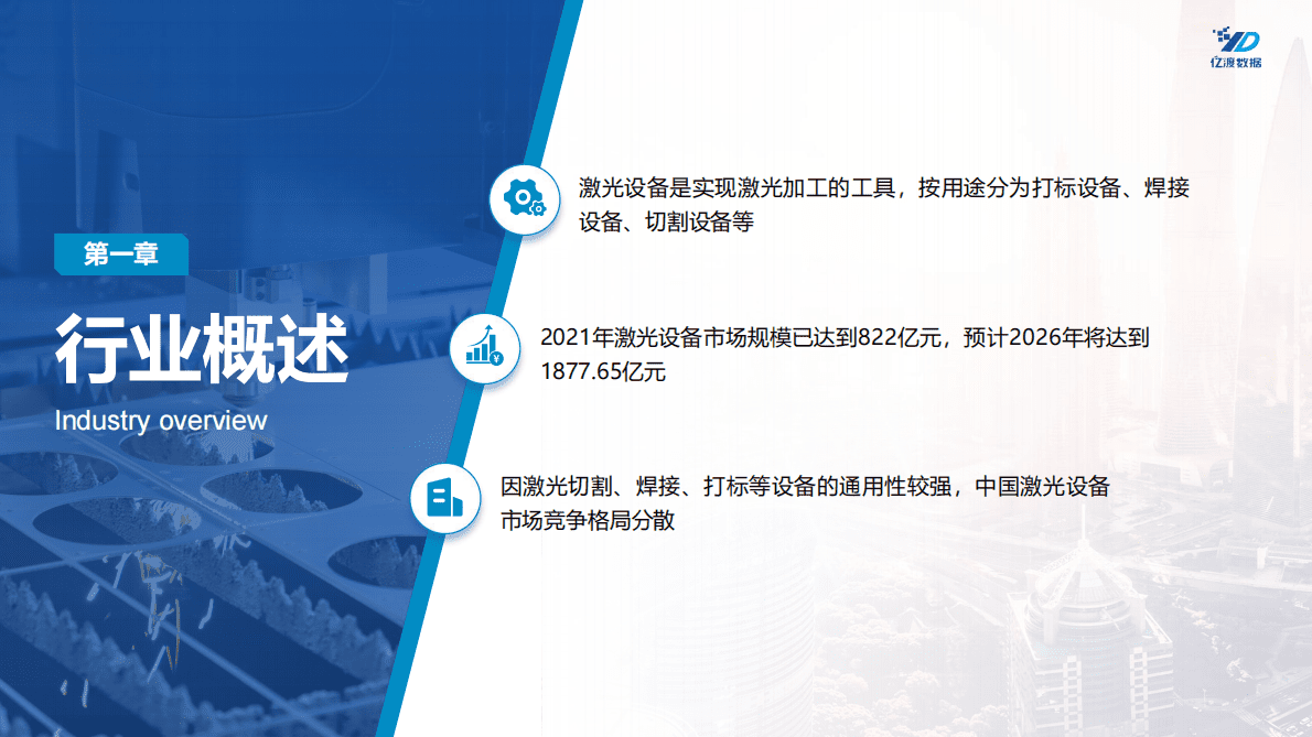 亿渡数据：2022年中国激光设备行业研究报告 第4页