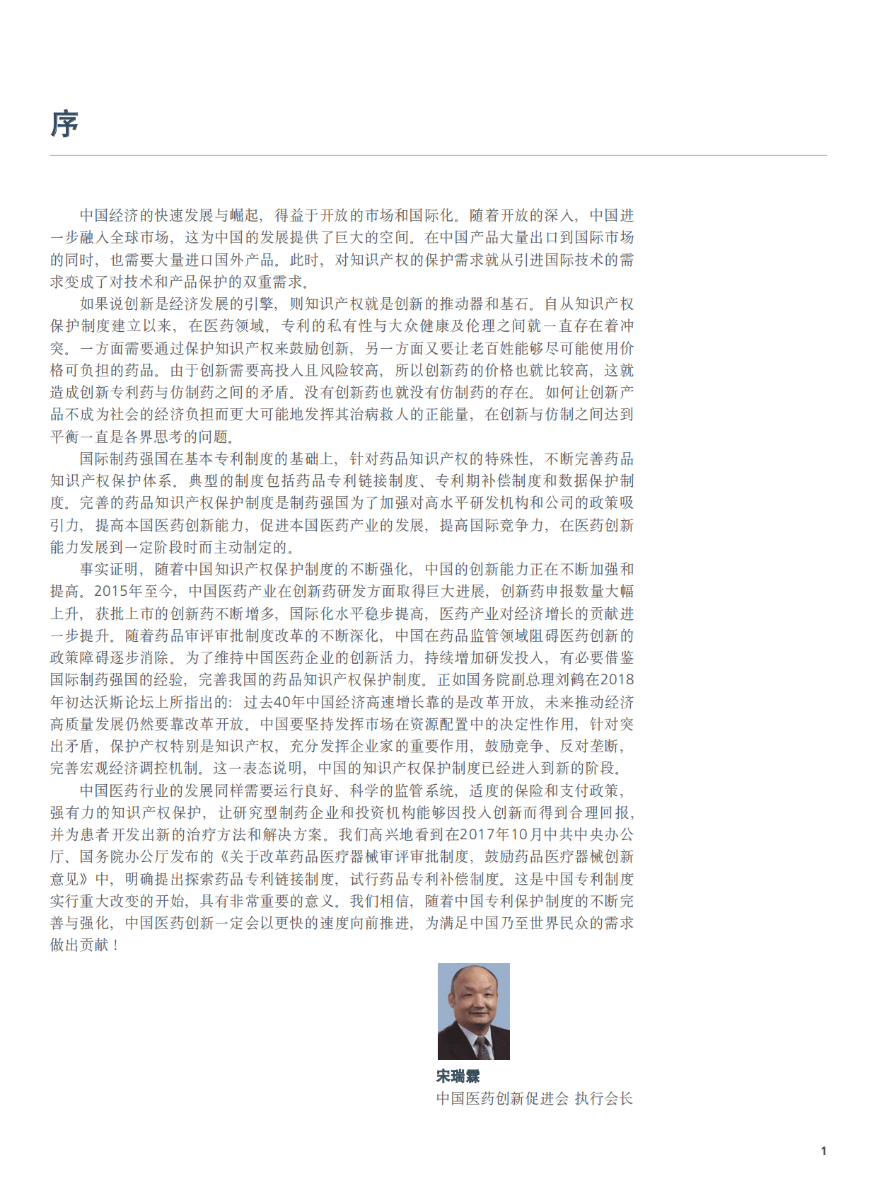 中国药促会：保护创新，促进仿制 对中国建立药品专利保护体系的政策建议报告 第3页