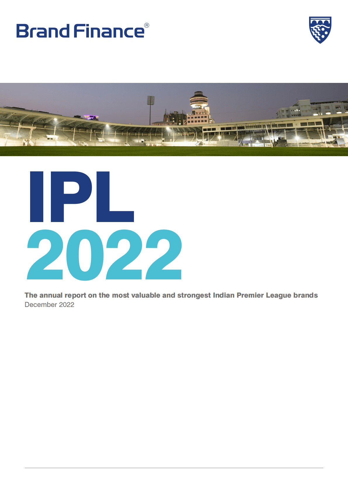 品牌价值-最有价值和实力最强的印度超级联赛品牌2022年度报告（英）-2022.12 第1页