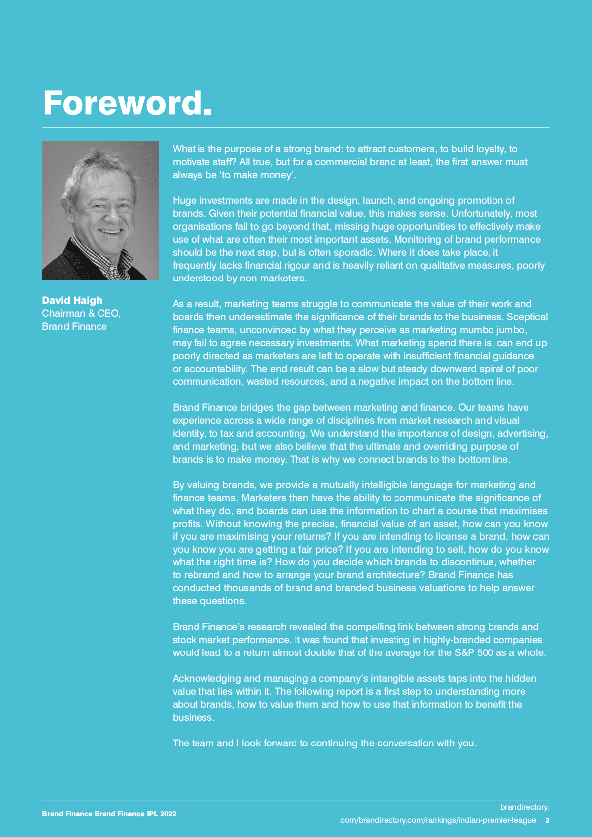 品牌价值-最有价值和实力最强的印度超级联赛品牌2022年度报告（英）-2022.12 第3页