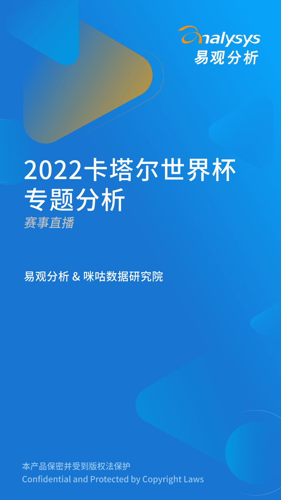 易观分析：2022卡塔尔世界杯专题分析 第1页