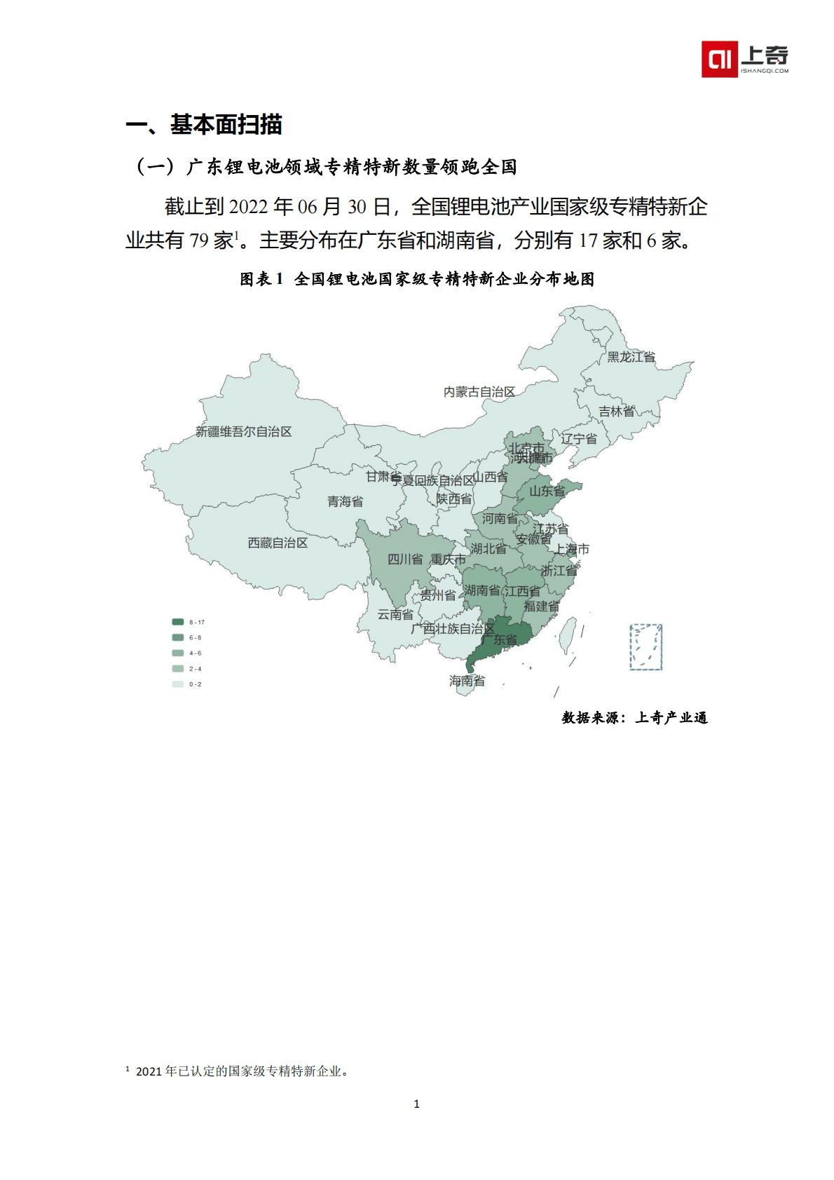 上奇产业研究院：锂电池国家级小巨人画像 第3页