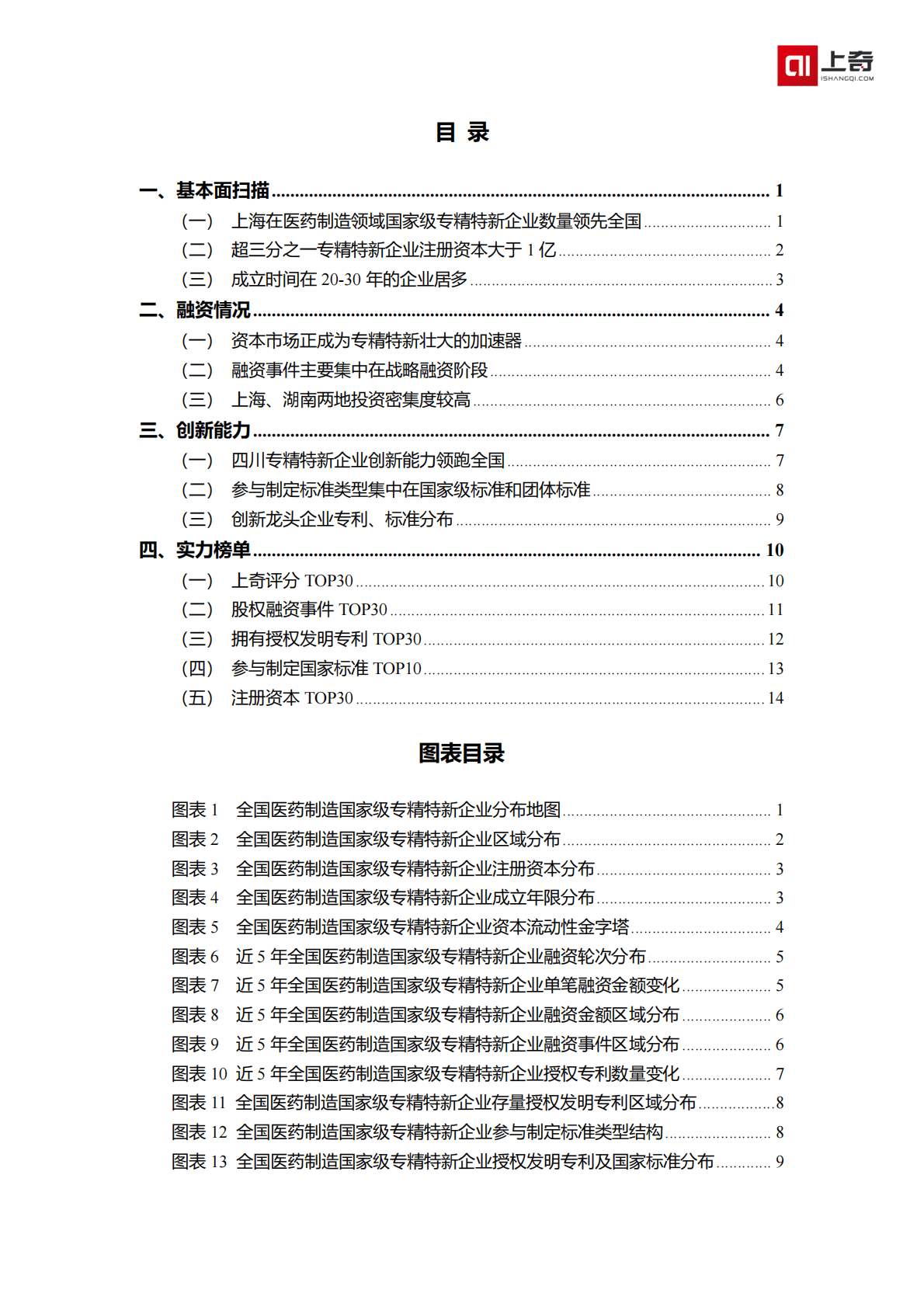 上奇产业研究院：医药制造国家级小巨人画像 第2页