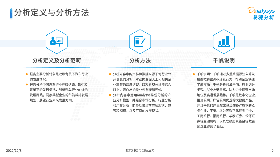 易观分析：双碳背景下的汽车行业发展洞察2022 第2页