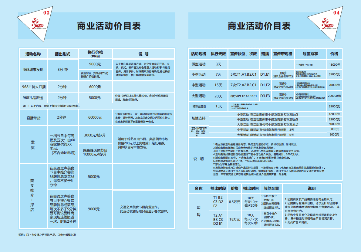 2022广告价目刊例-FM96.8长春交通之声 第5页
