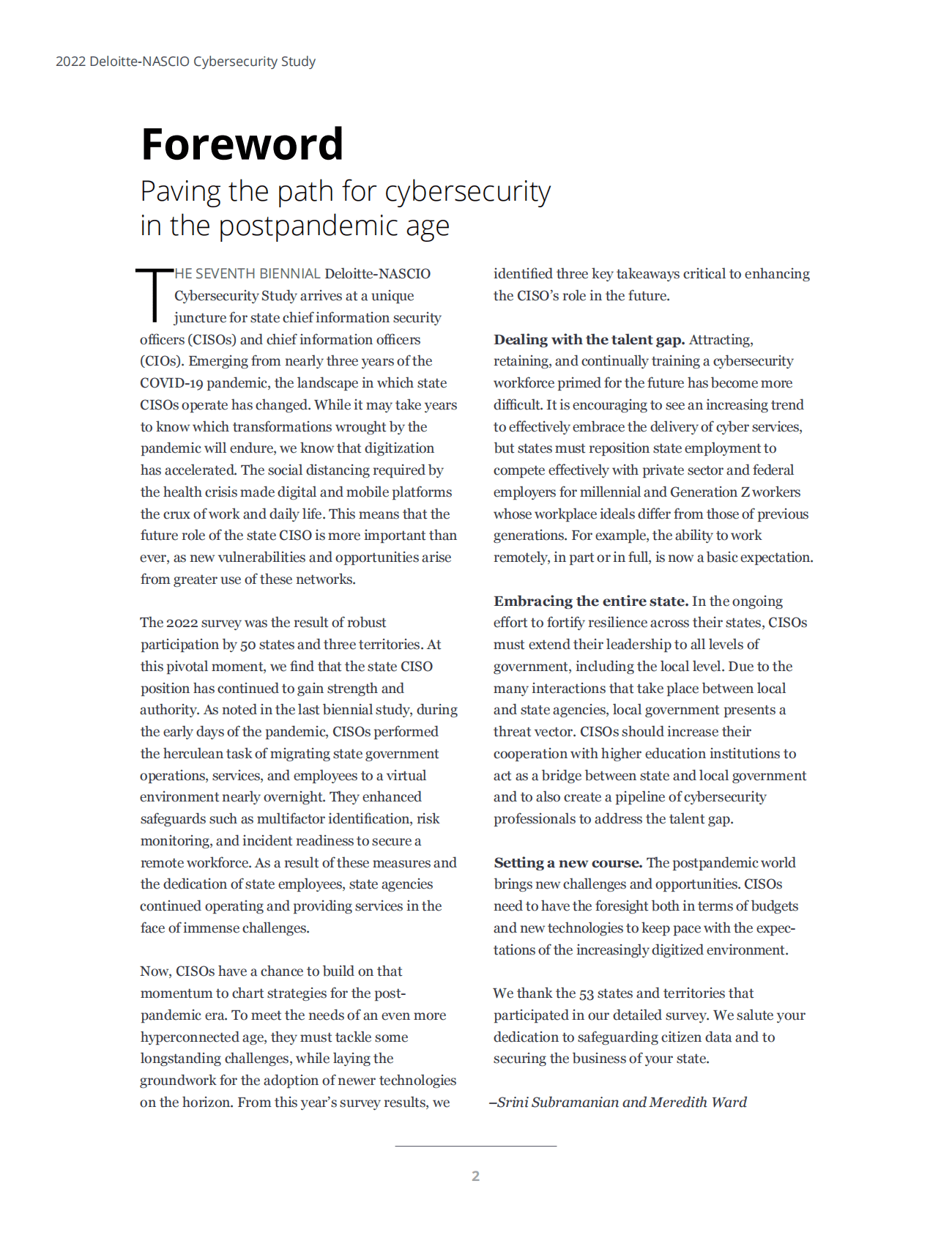 德勤：2022年网络安全调查报告【英文版】 第4页