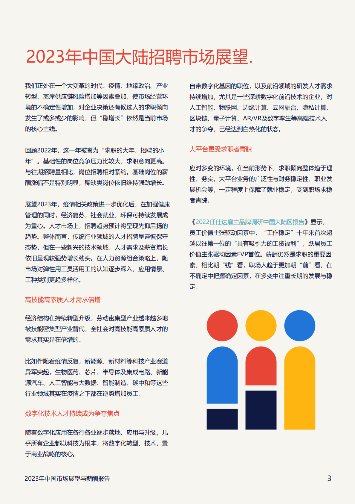 任仕达大中华：2023年市场展望与薪酬报告 第3页