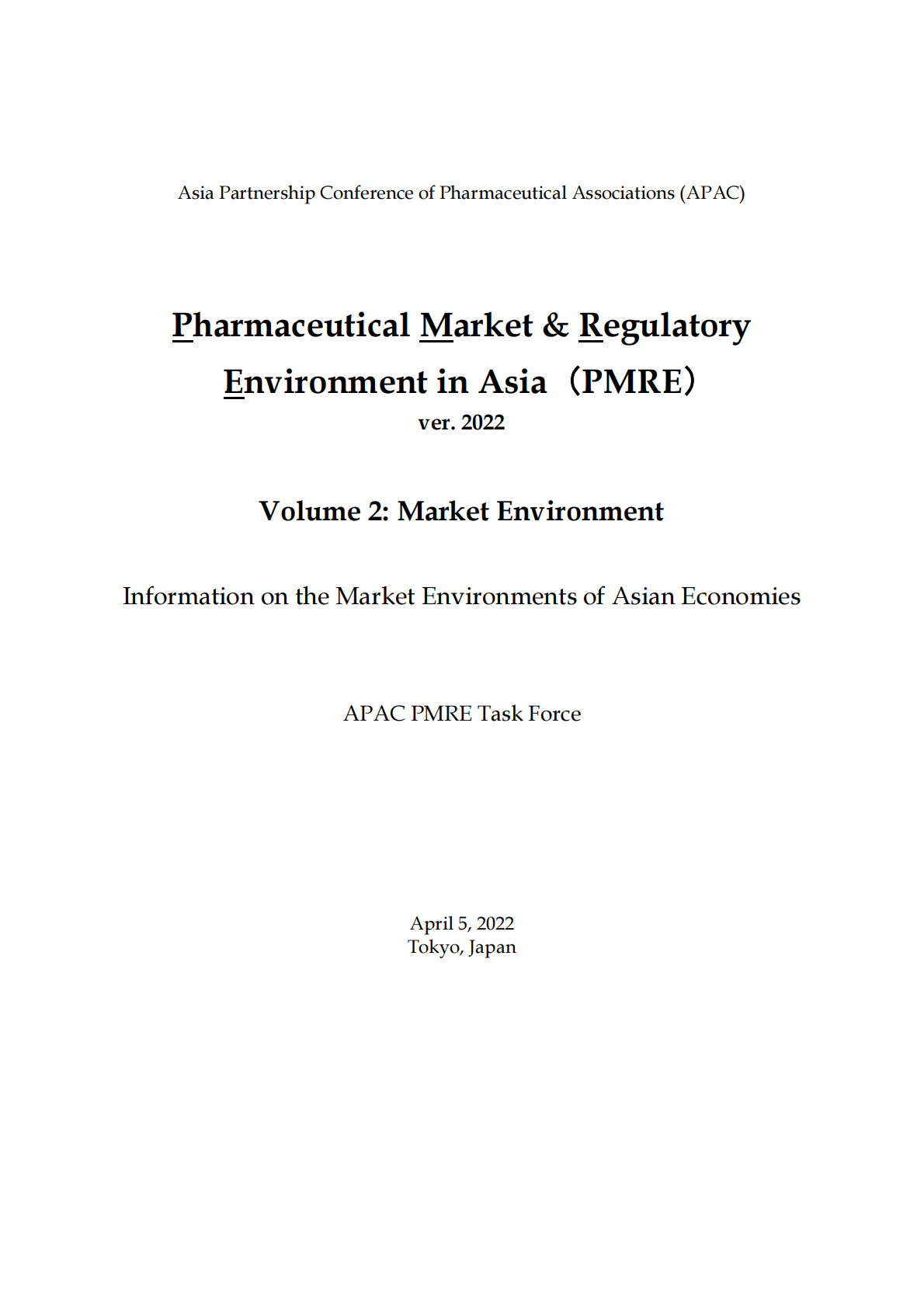 中国药促会：2022年APAC医药市场与监管环境报告2：市场报告【英文版】 第1页