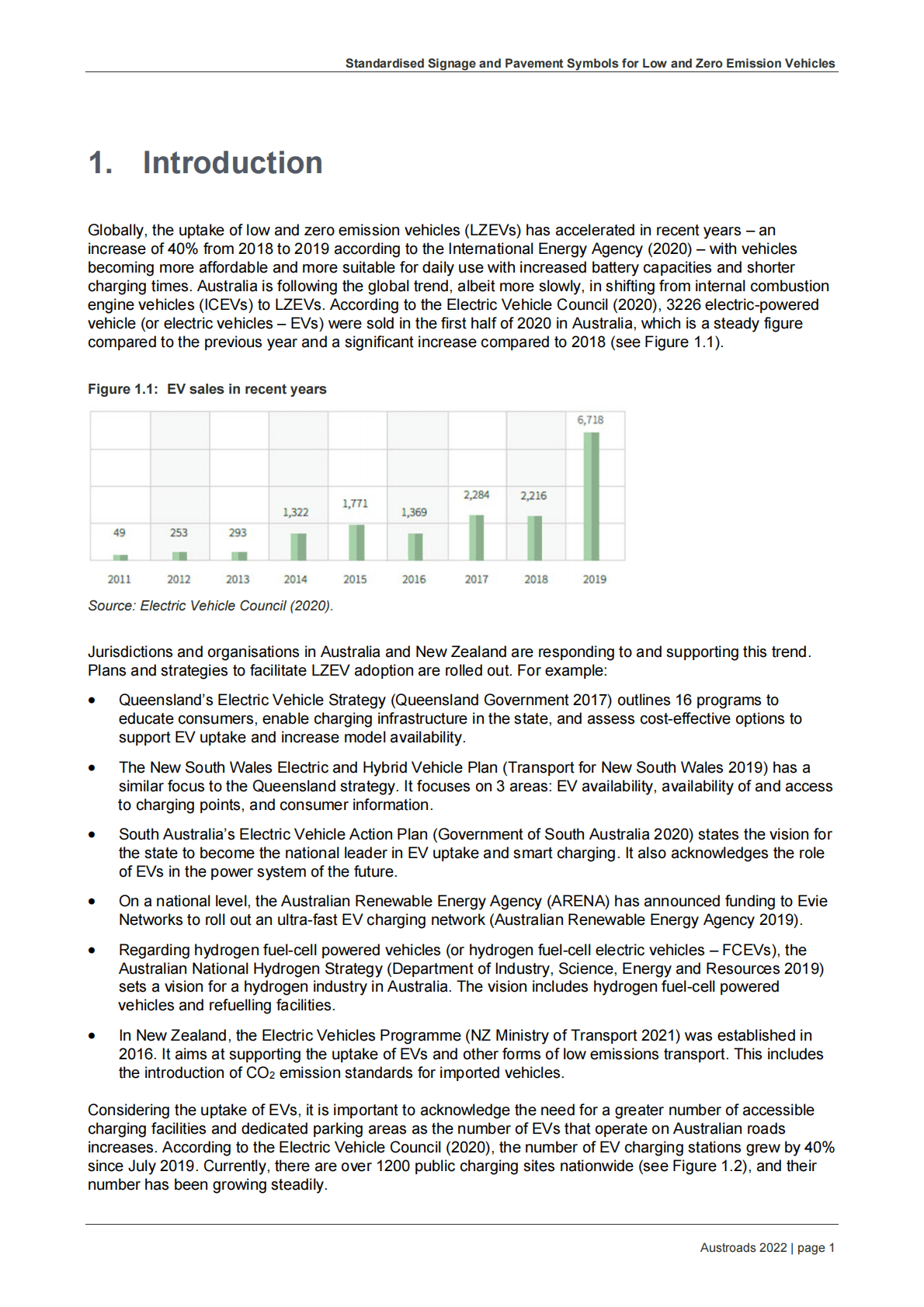 Austroads：低排放和零排放车辆的标准化标牌和路面标线【英文版】 第6页