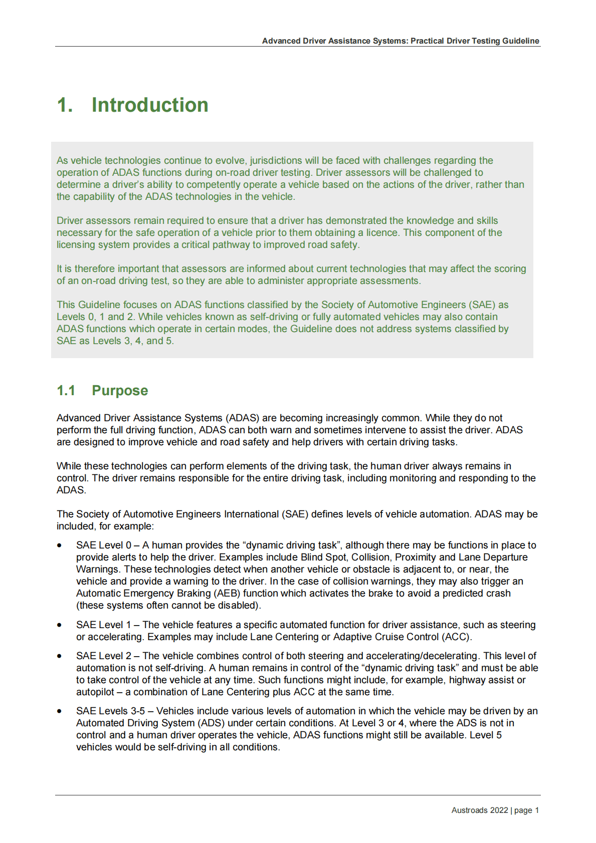 Austroads：高级驾驶辅助系统：实用驾驶员测试指南【英文版】 第6页