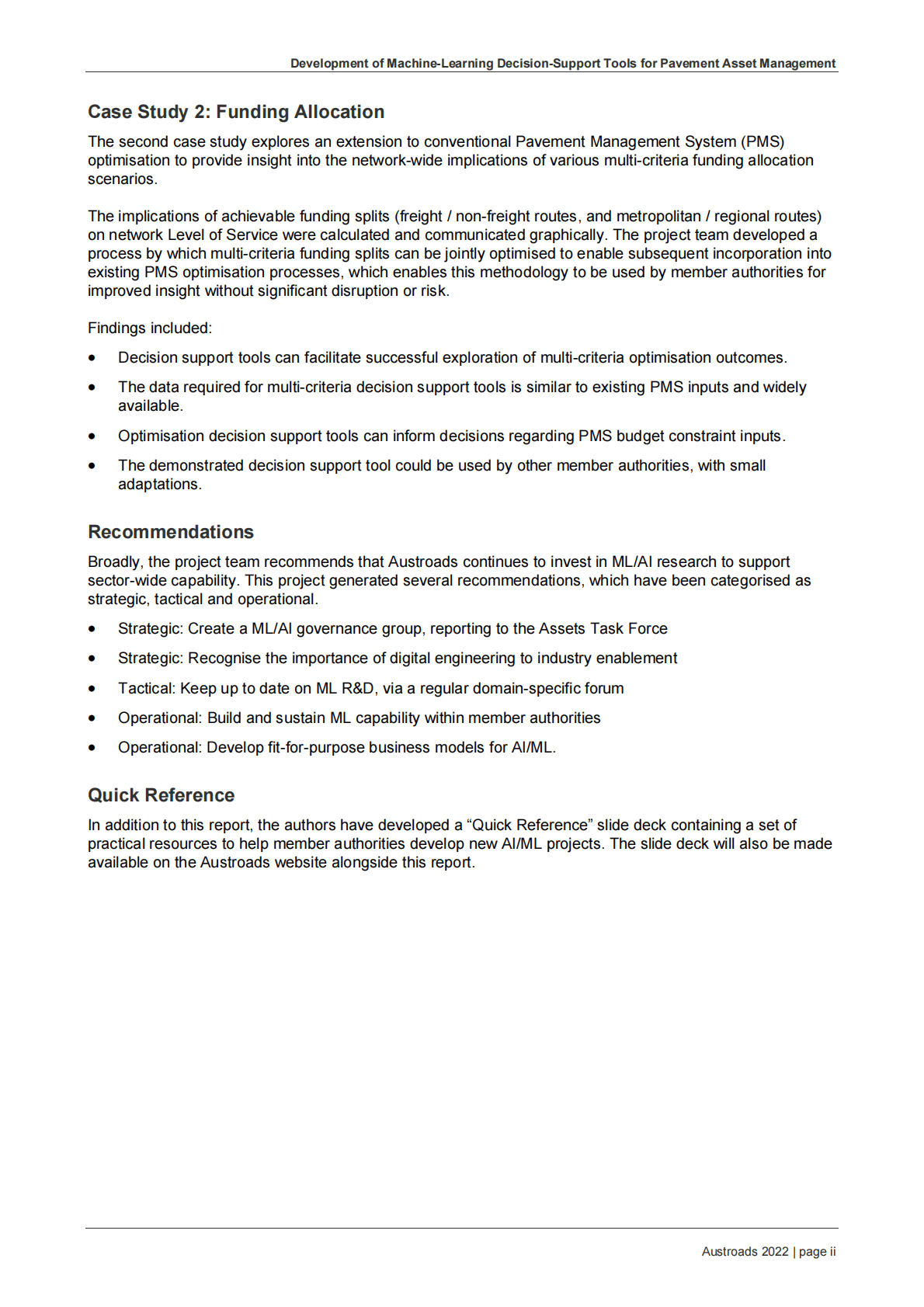 Austroads：开发用于路面资产管理的机器学习决策支持工具【英文版】 第4页