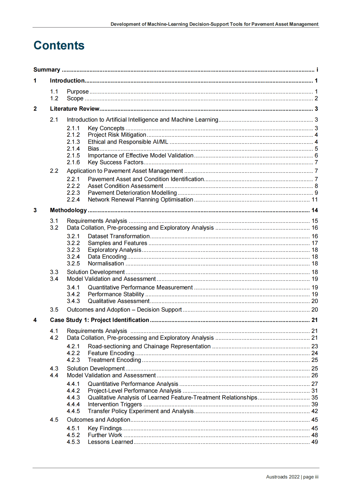 Austroads：开发用于路面资产管理的机器学习决策支持工具【英文版】 第5页