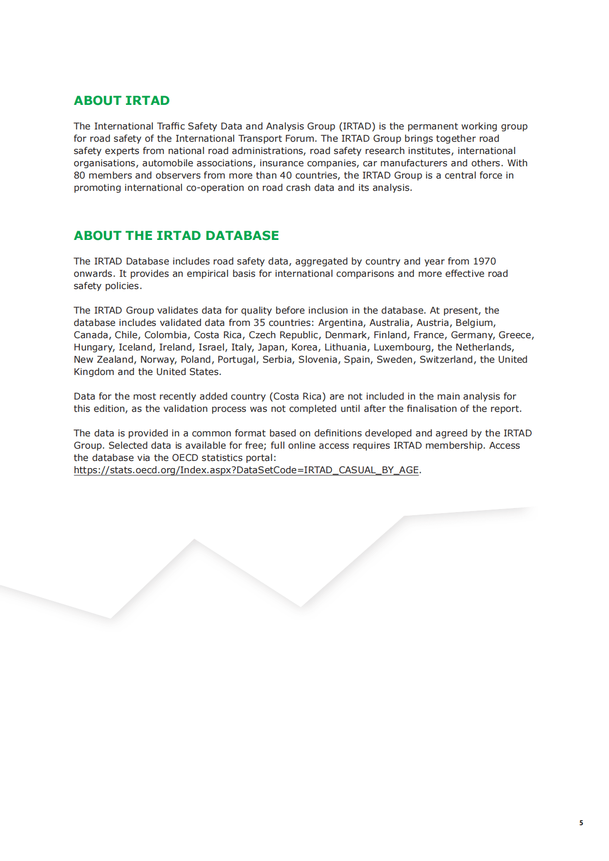 IRTAD：2022年道路安全年度报告【英文版】 第5页
