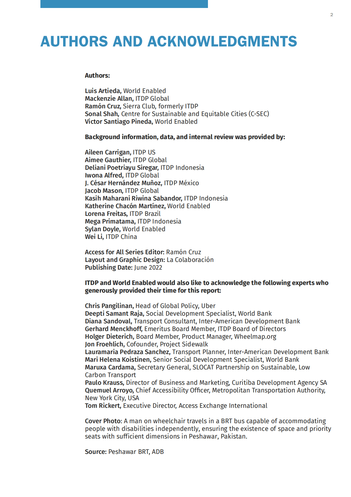 ITDP：城市地区的无障碍和残疾人报告【英文版】 第2页