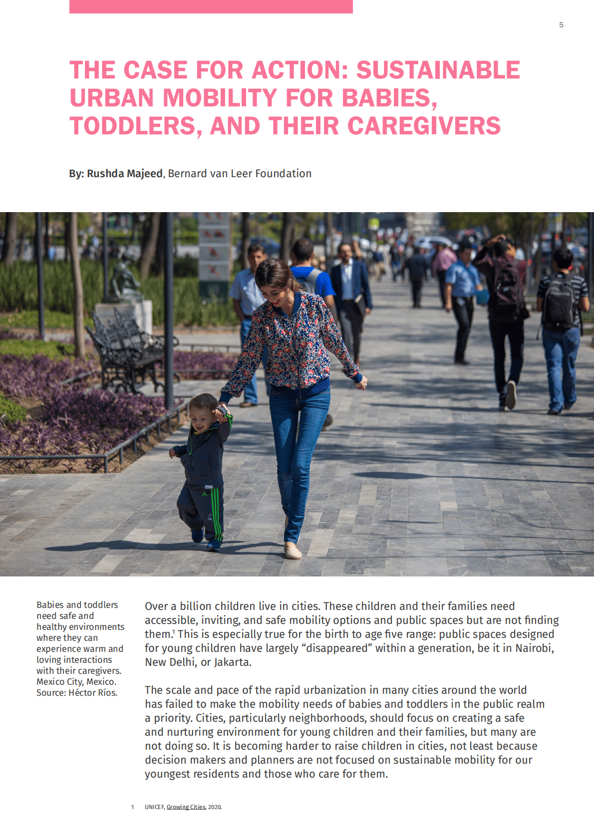 ITDP：人人享有可及性&mdash;&mdash;无障碍与婴儿、幼儿及其照护者报告【英文版】 第5页