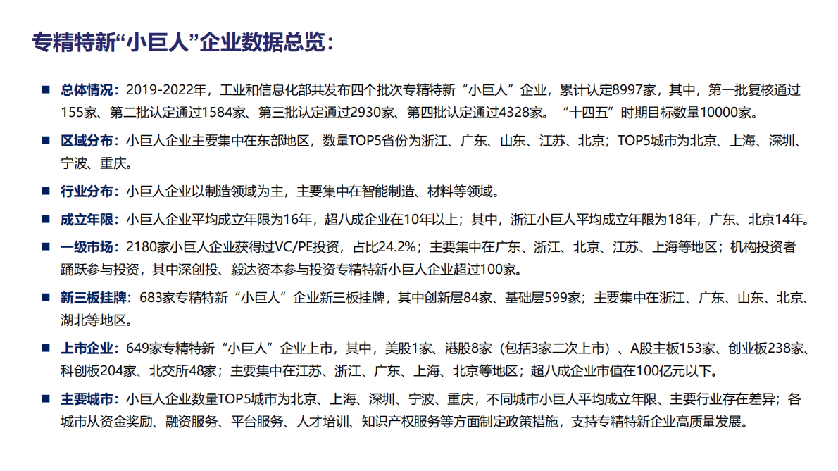 创业邦：2022专精特新小巨人企业发展报告 第2页