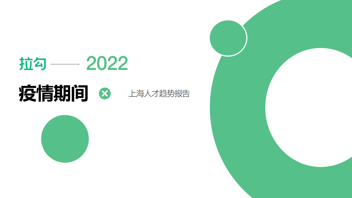 拉勾招聘：2022年上海疫情期间人才趋势报告 第1页