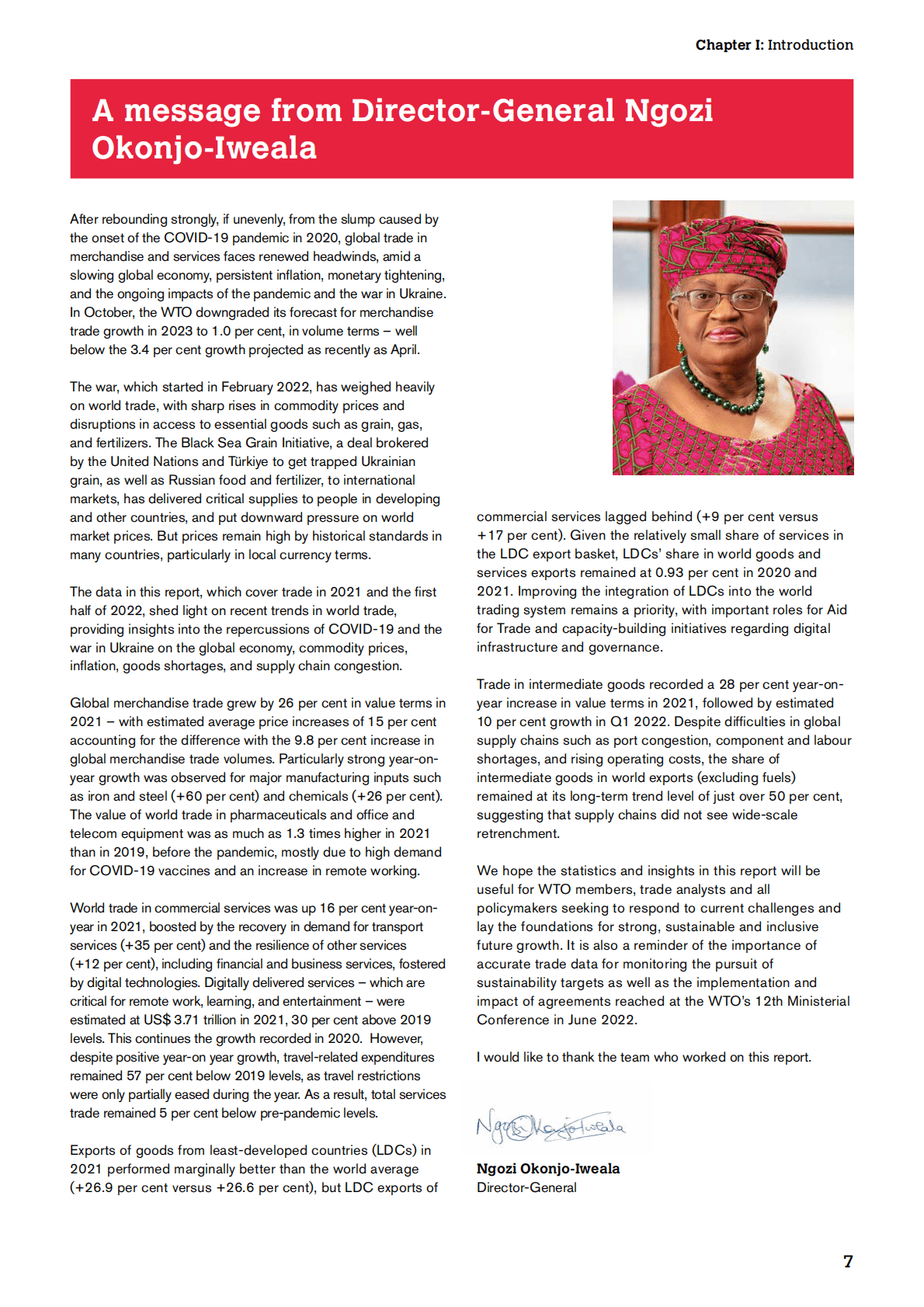 世界贸易组织（WTO）：2022年全球贸易统计概览【英文版】 第4页