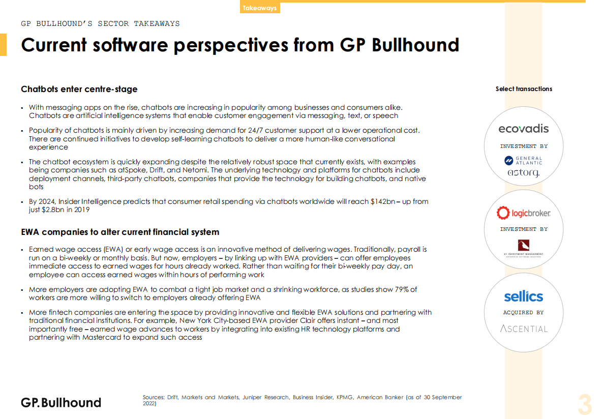 GP Bullhound：2022年第三季度全球软件报告【英文版】 第3页