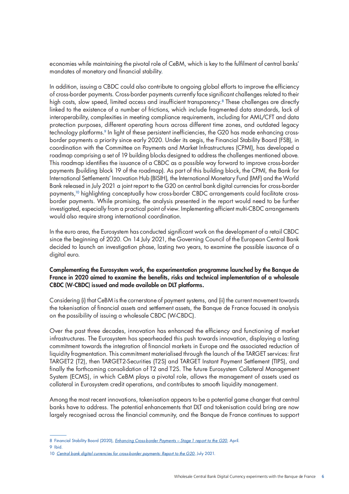 法兰西银行：批发型中央银行数字货币实验报告【英文版】 第6页