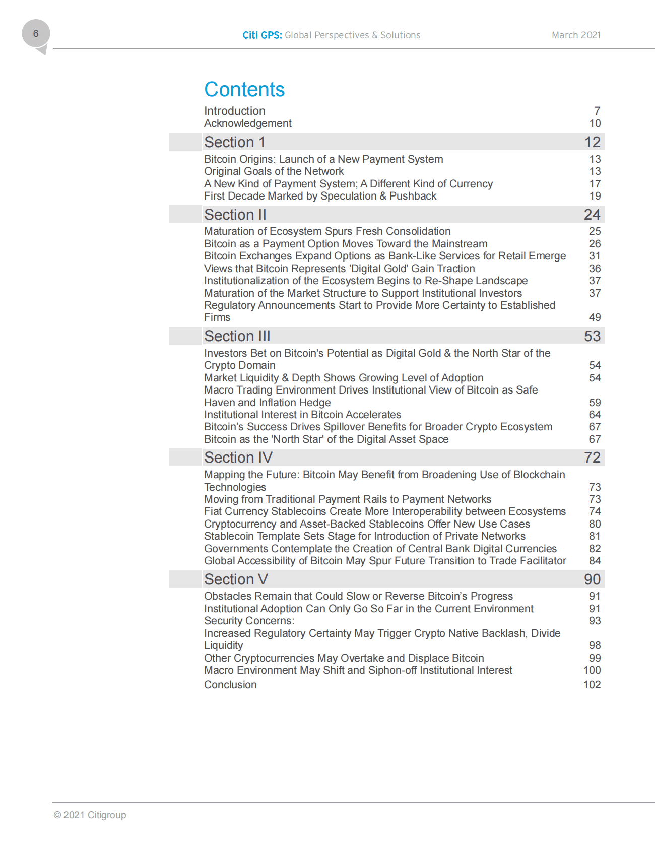 花旗银行：处于引爆点的比特币【英文版】 第6页