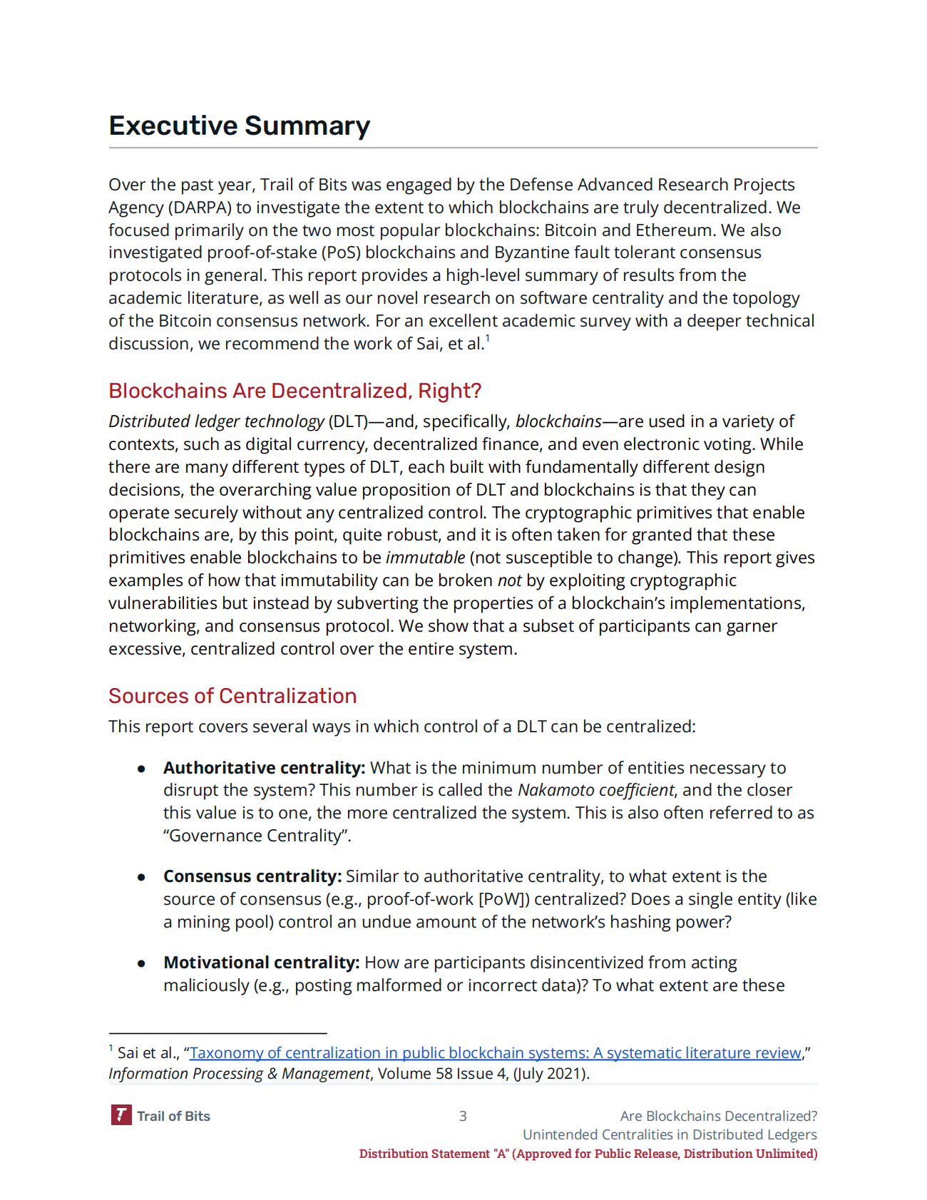 美国国防高级研究计划局报告：区块链真的是去中心化吗？ 第4页