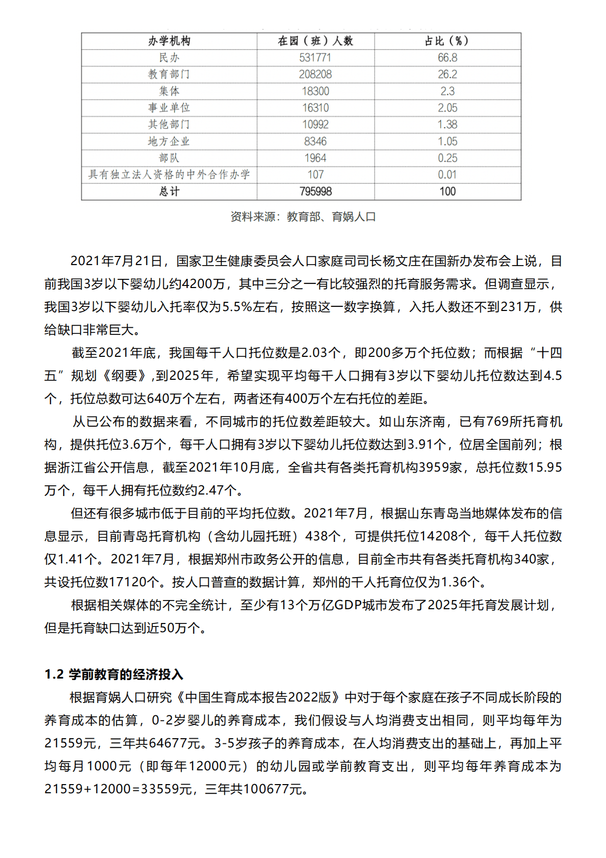 育娲人口研究：中国教育和人口报告2022版&mdash;&mdash;学前和基础教育篇 第4页