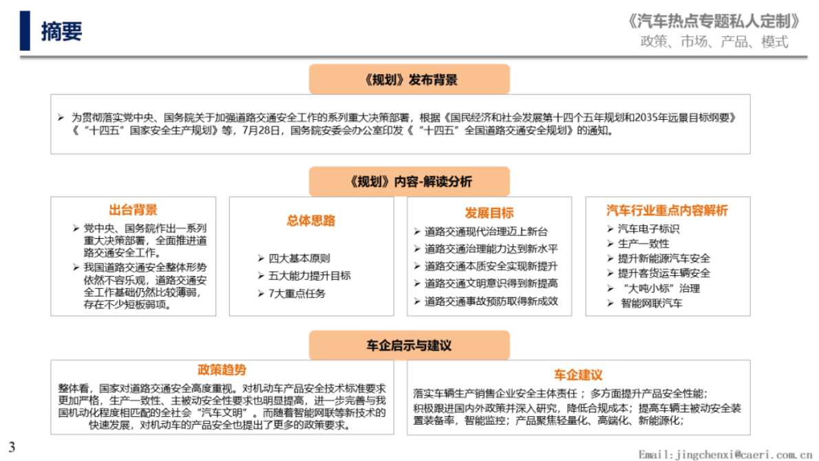 中国汽研：《&ldquo;十四五&rdquo;全国道路交通安全规划》解读及对车企影响分析 第3页
