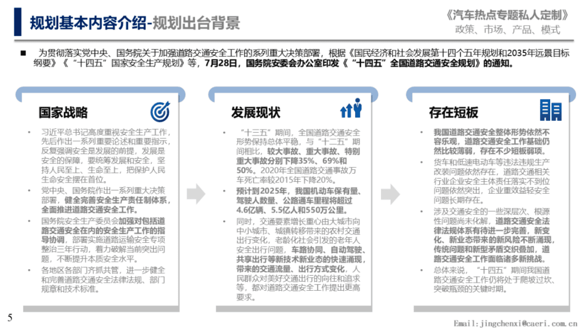 中国汽研：《&ldquo;十四五&rdquo;全国道路交通安全规划》解读及对车企影响分析 第5页