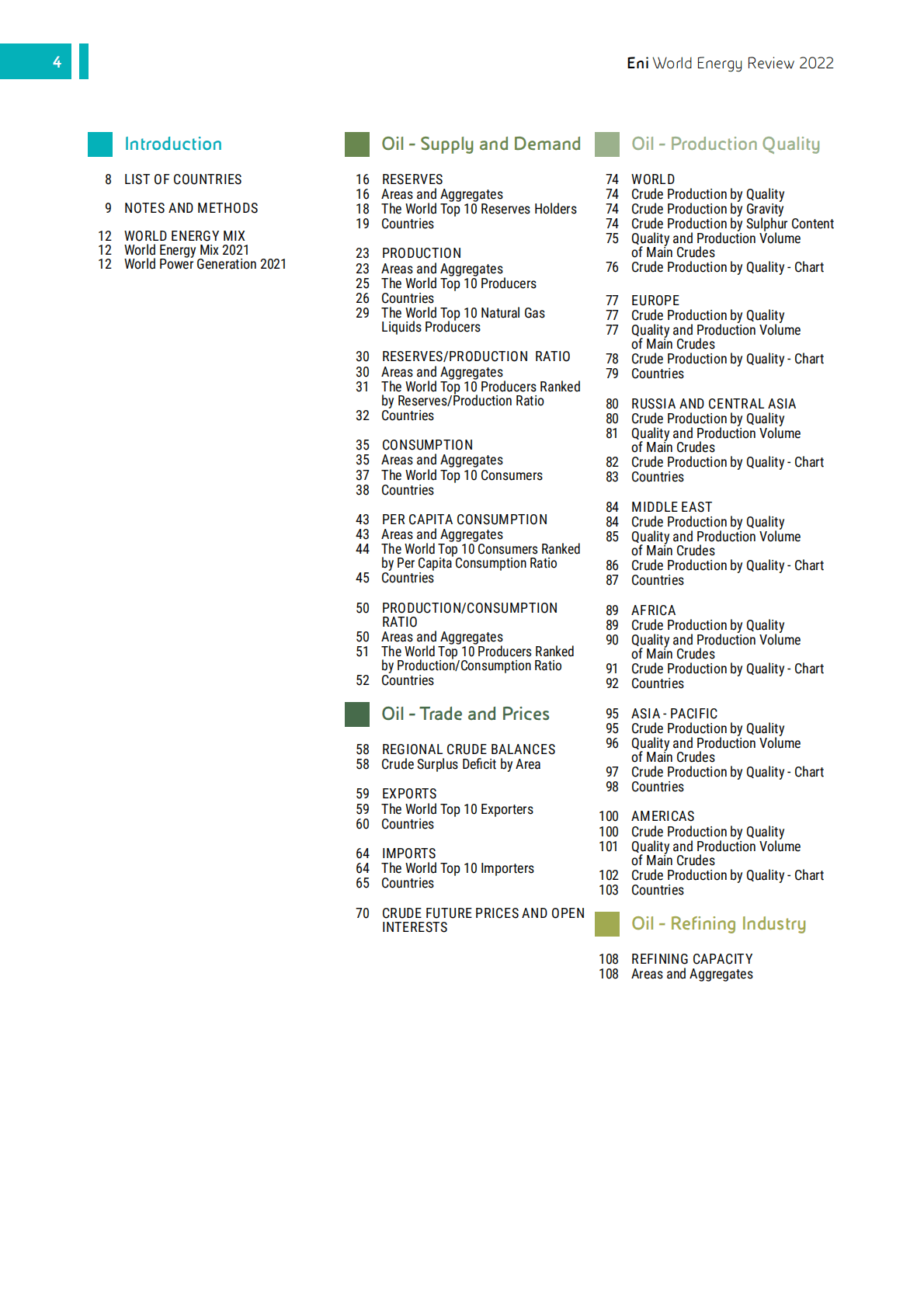 eni：全球能源回顾（2022）（英） 第6页