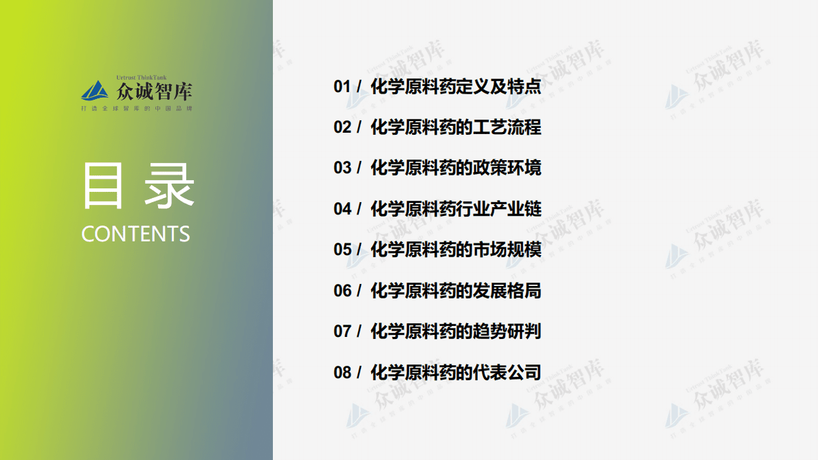 众诚智库：2022中国化学原料药行业短报告 第2页