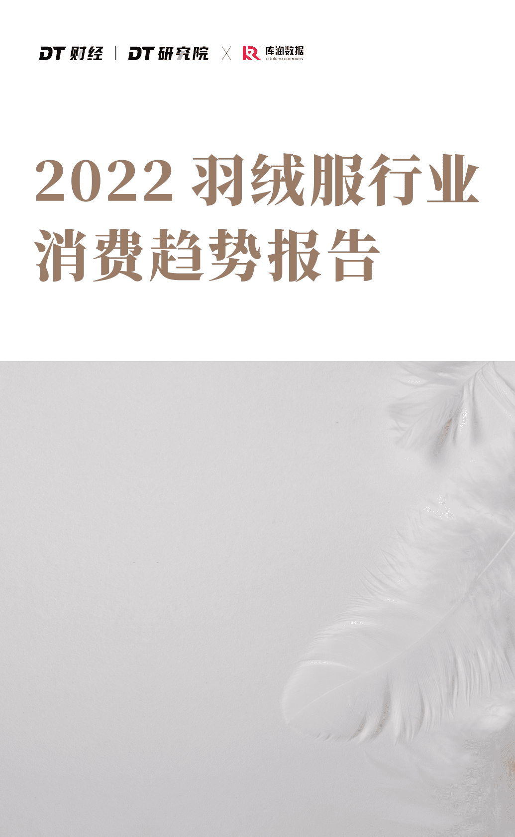 润库数据：2022羽绒服行业消费趋势报告 第1页