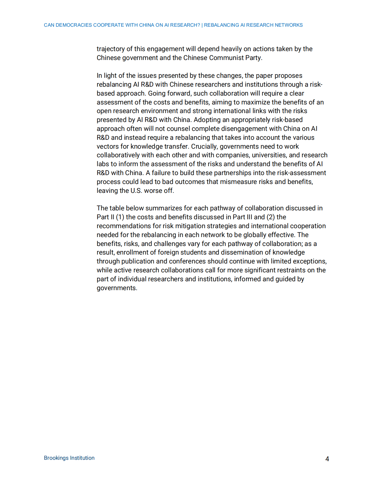 布鲁金斯学会：能否在人工智能研究方面与中国合作？重新平衡人工智能研究网络【英文版】 第5页