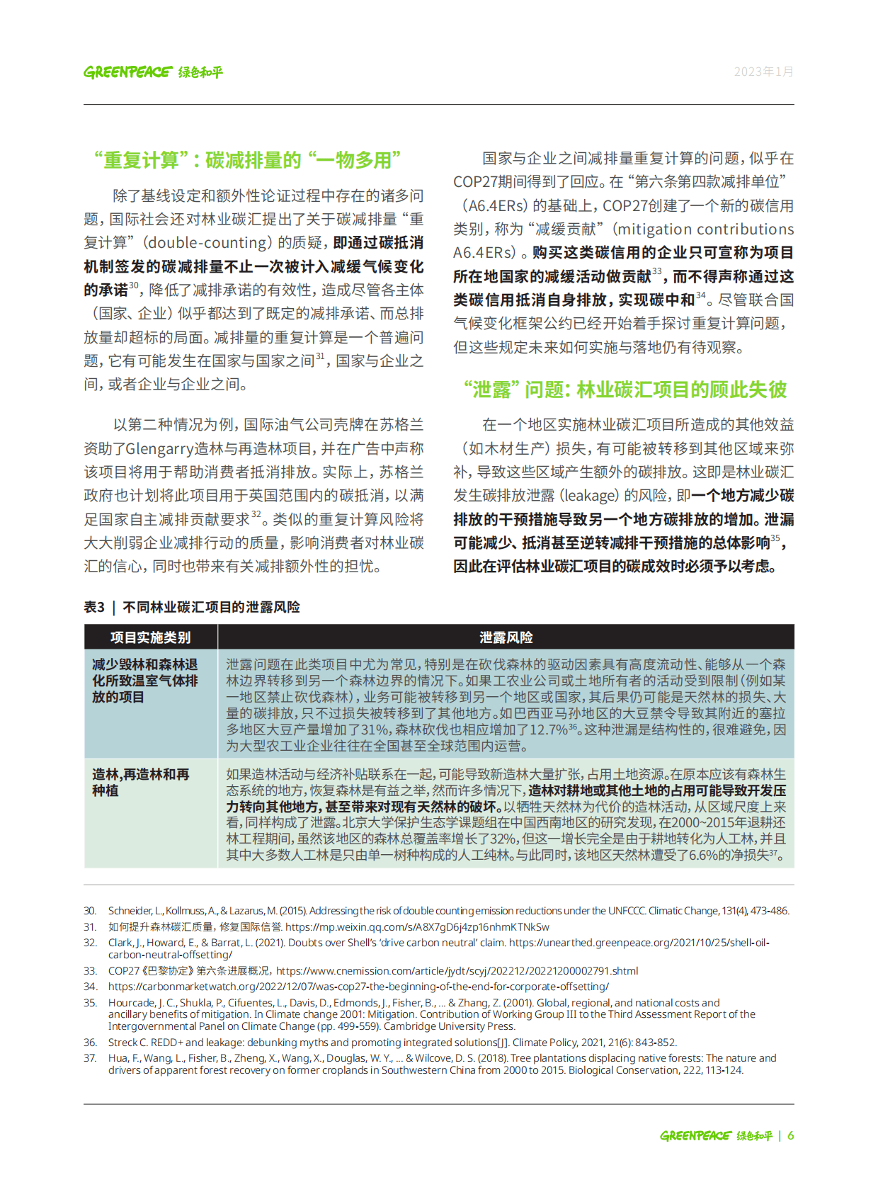 绿色和平：林业碳汇风险难避，使用碳抵消应谨慎 第6页