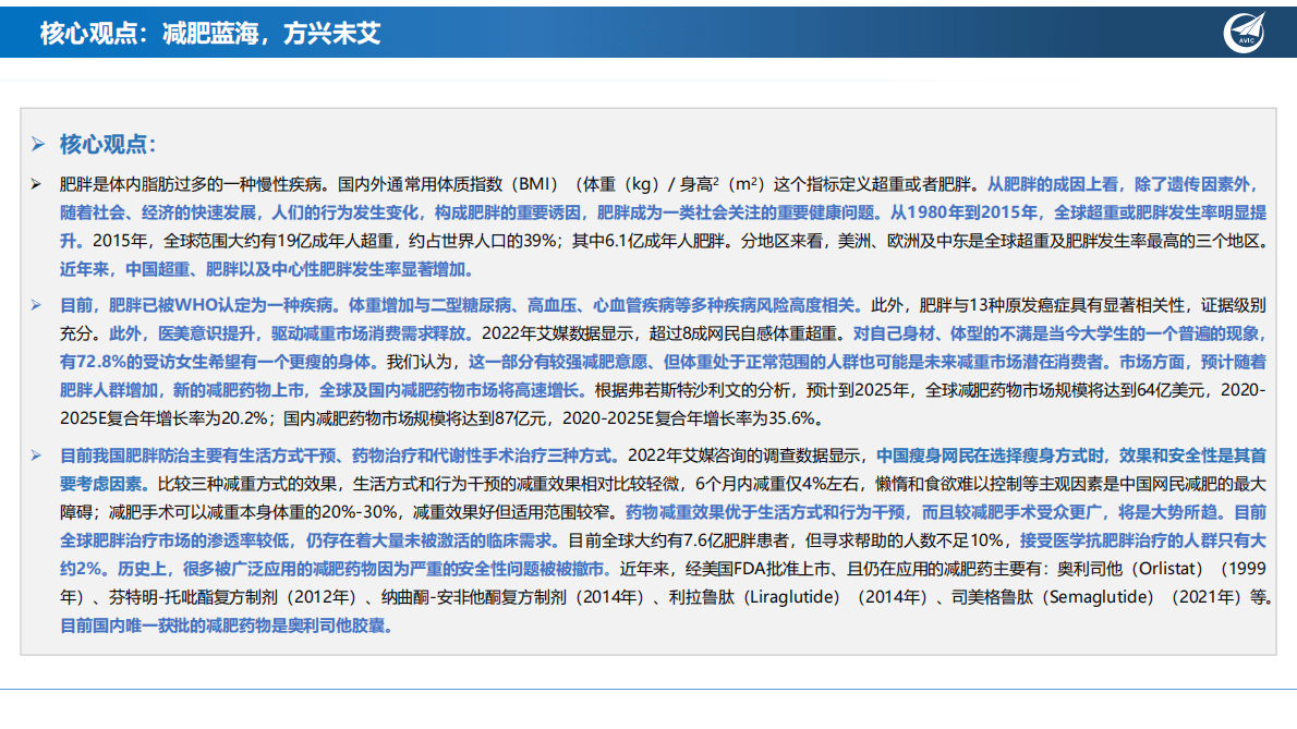 创新药系列深度报告（三）：减肥蓝海，方兴未艾 第2页