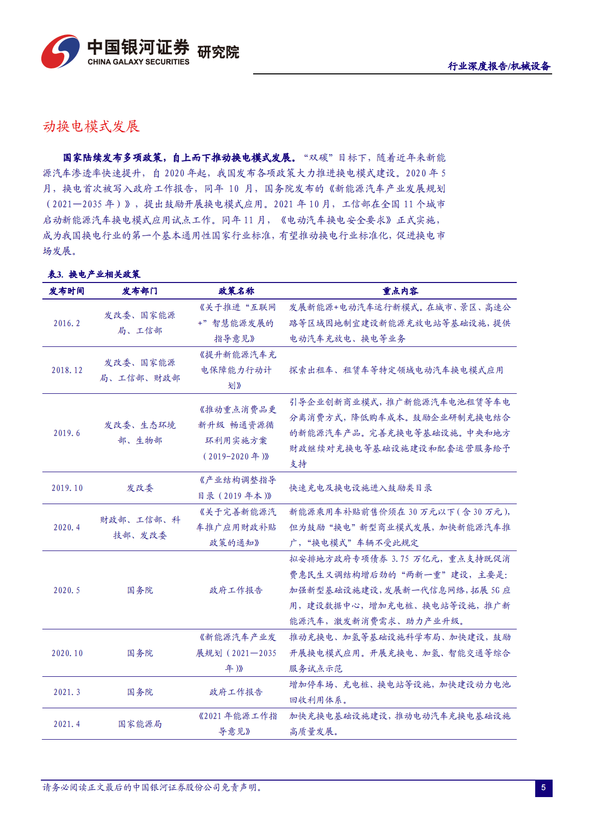 机械设备行业深度报告：换电风起ToB先行，百亿设备市场蓄势待发 第6页