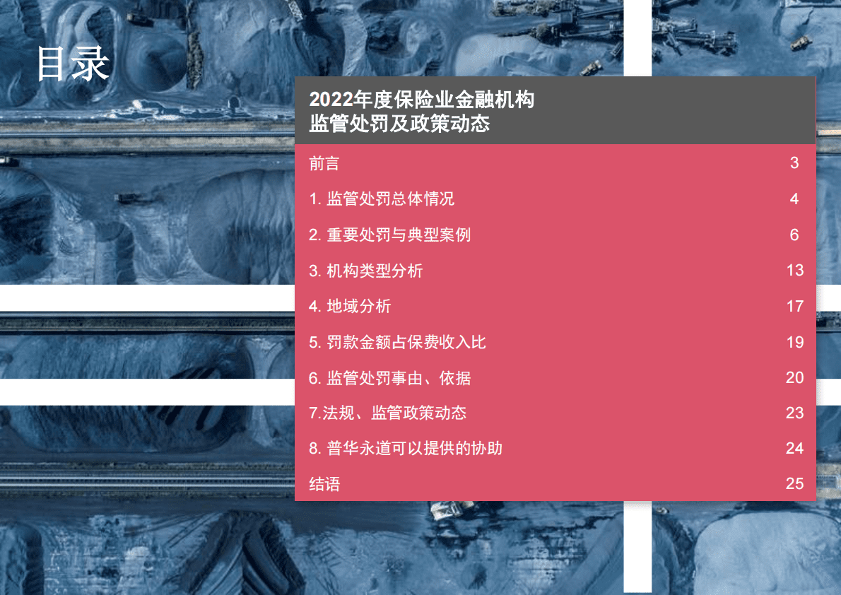 普华永道：2022年度保险行业监管处罚与政策动态 第2页