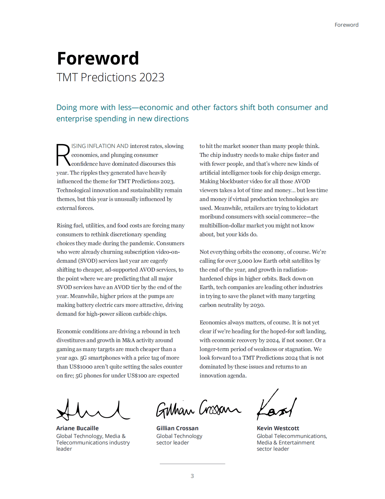 德勤：2023年科技、媒体和电信预测报告【英文版】 第5页