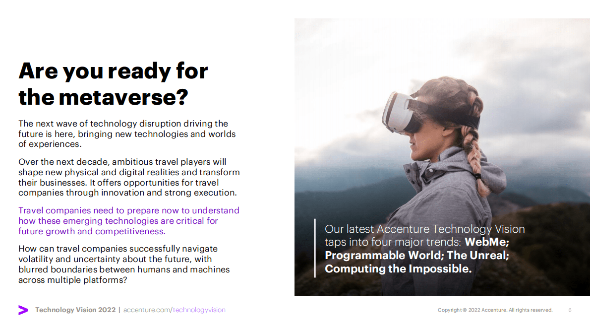 埃森哲：2022年科技愿景之旅游【英文版】 第6页