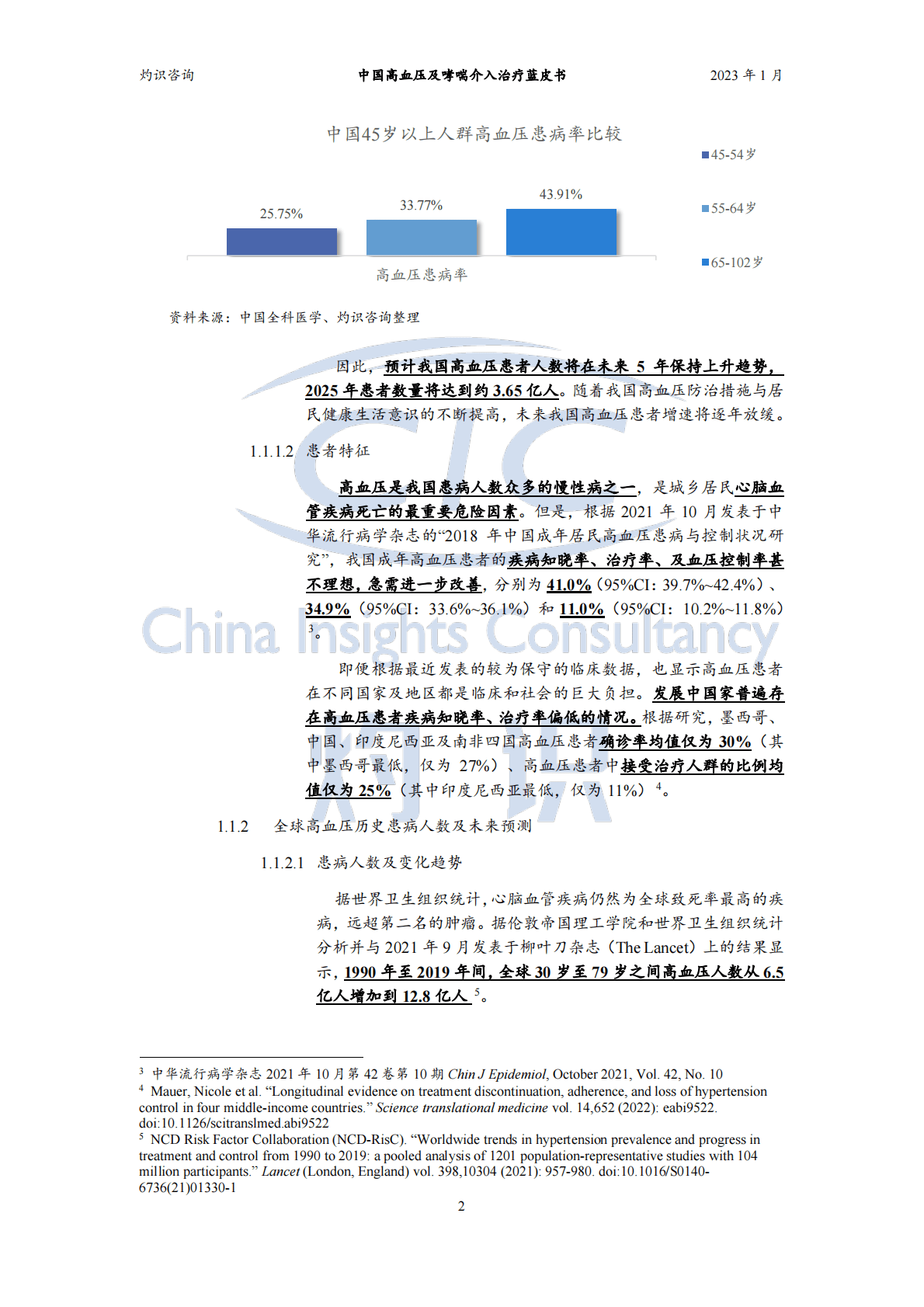 灼识咨询：中国高血压及哮喘介入治疗蓝皮书 第5页