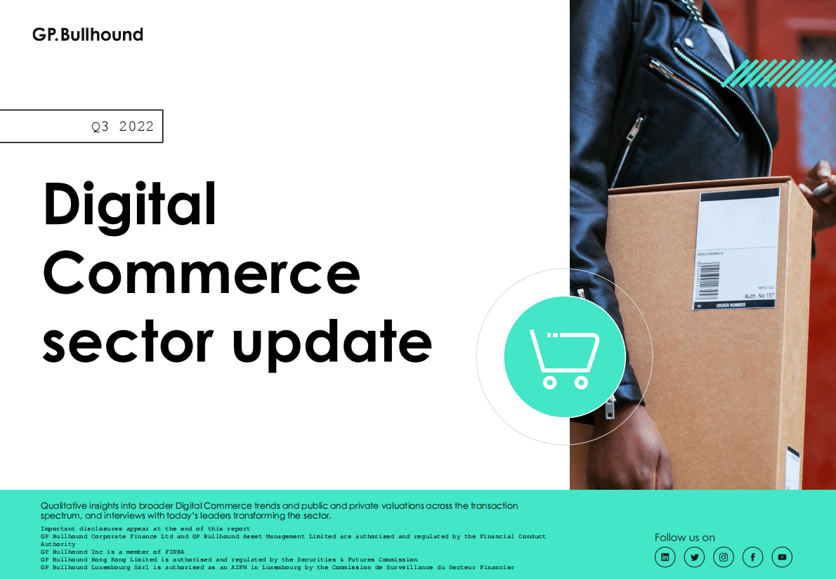 GP Bullhound：2022年第三季度电子商务报告【英文版】 第1页