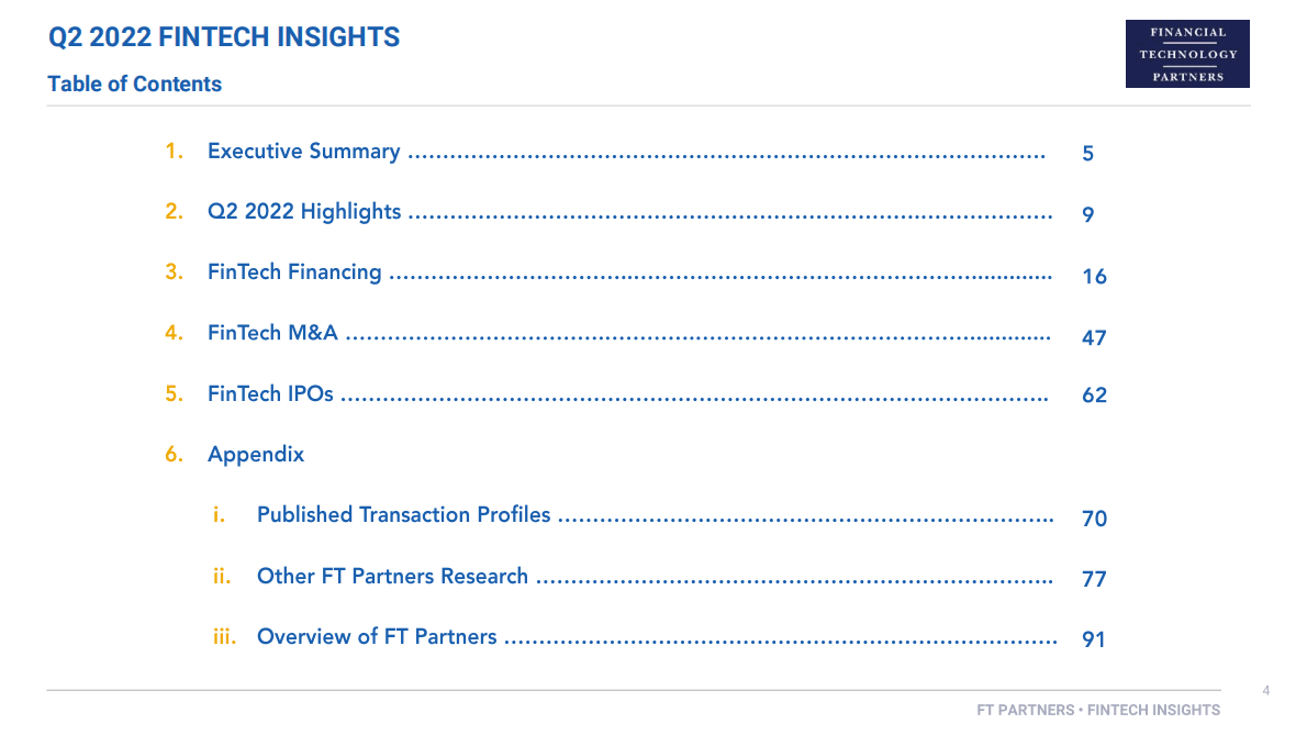 FT Partners：2022年Q2全球金融科技投资分析【英文版】 第4页