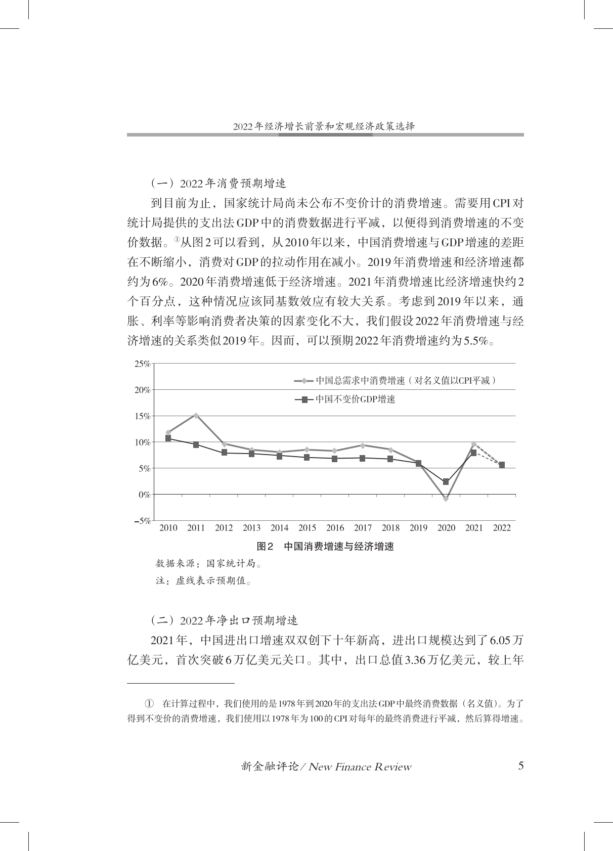 金融四十人论坛：2022年经济增长前景和宏观经济政策选择 第6页