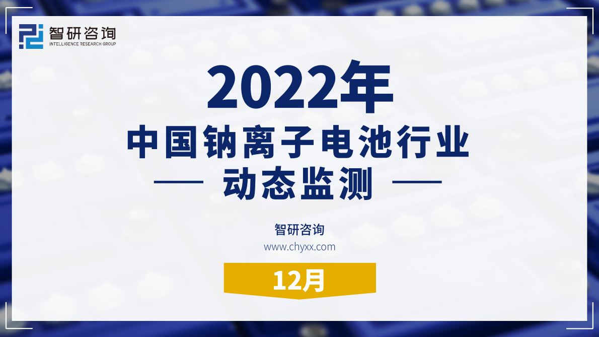 智研咨询：2022年12月中国钠离子电池行业动态监测 第1页