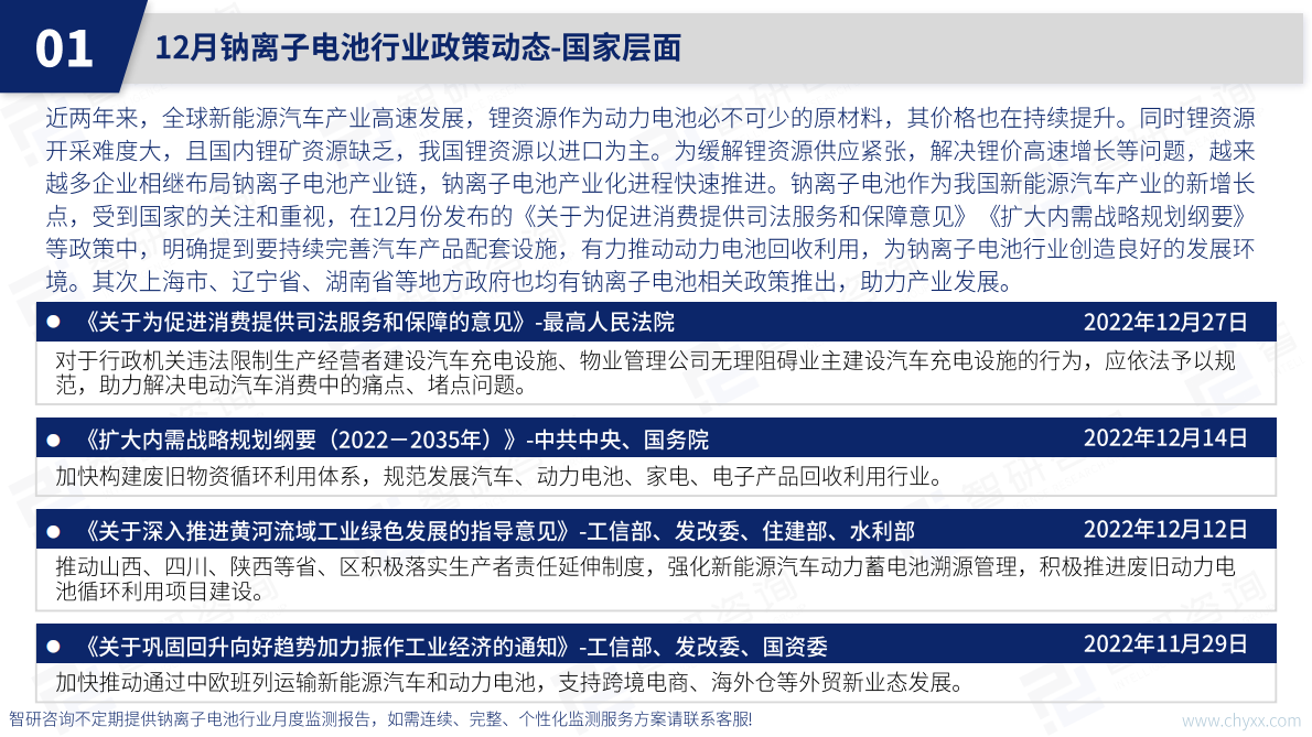 智研咨询：2022年12月中国钠离子电池行业动态监测 第4页